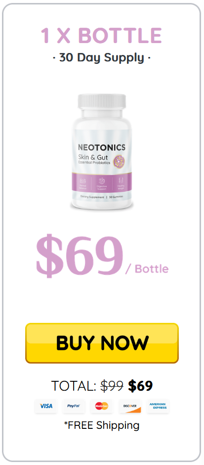 Neotonics pricing